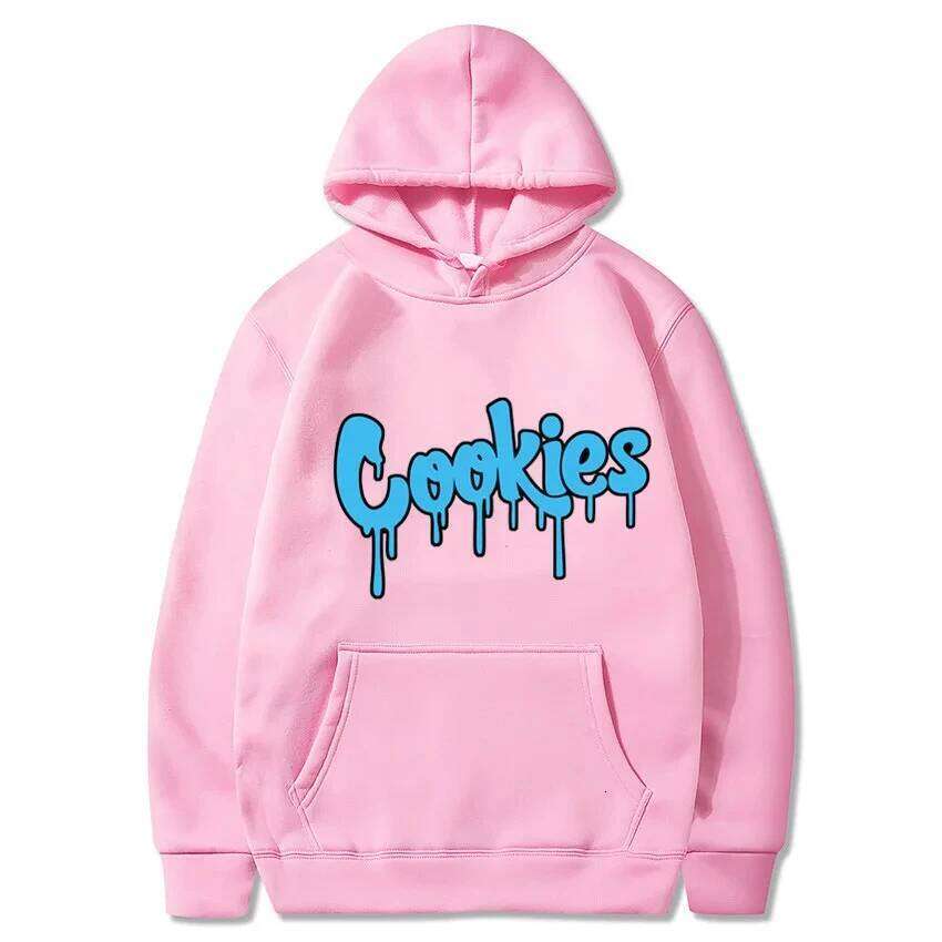 New Anime Cookies Printed Fleece Autumn Winter Men's And Women's Sweatshirts Hoodies y2k clothes C260311