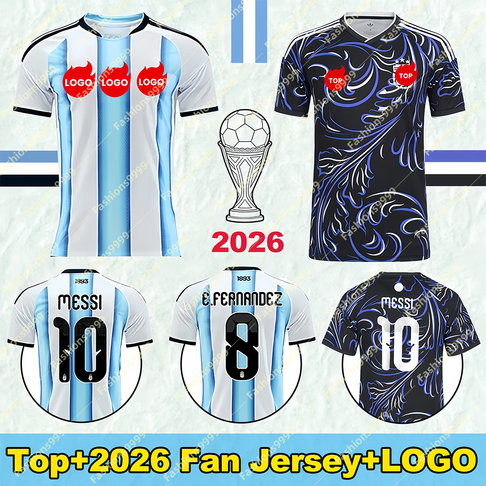 Argentina Jerseys 2026,World Cup 2026 Jersey,Home and Away Fan Soccer Jerseys,Customizable jersey names and numbers,Sizes for men, women, and Kids, 16-4XL