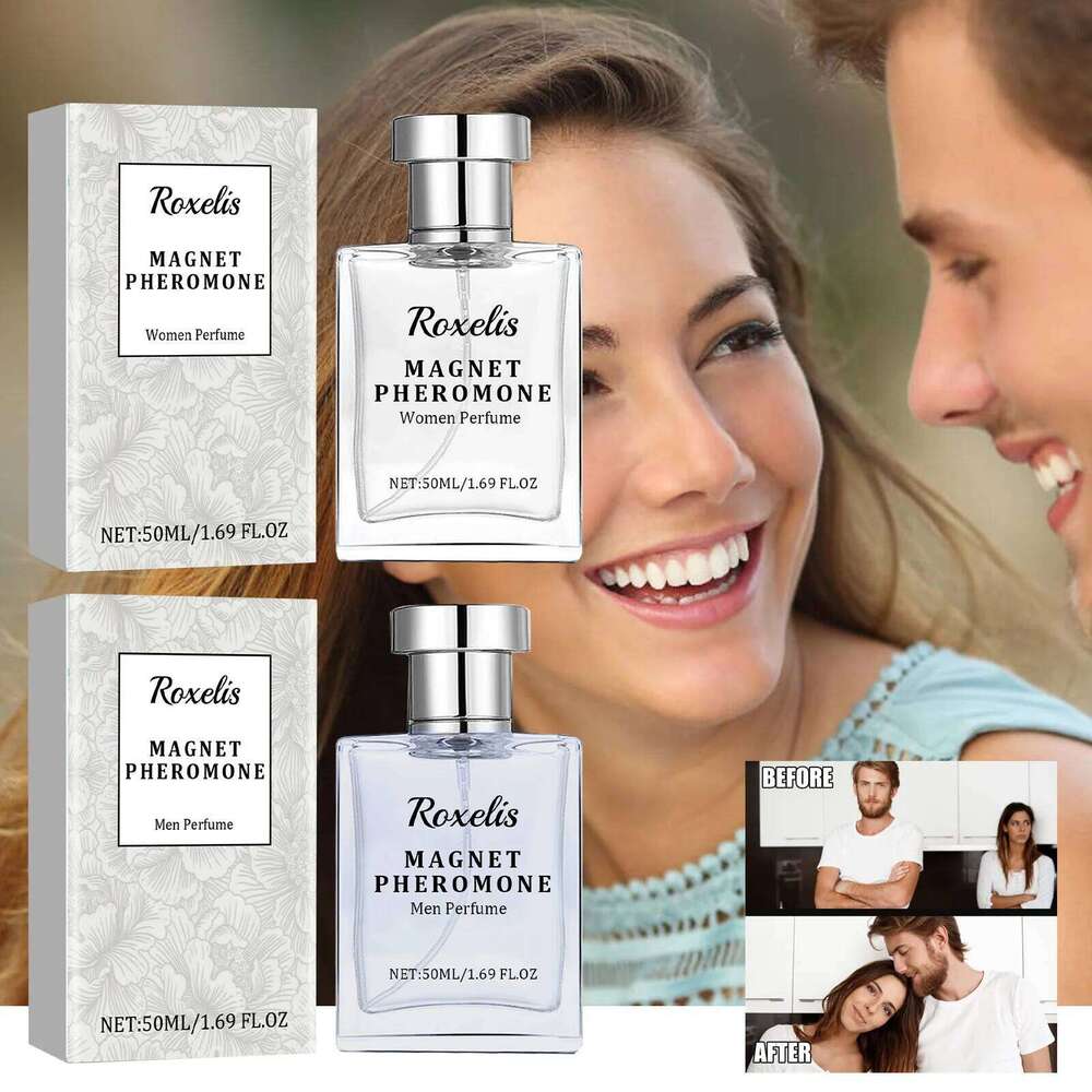Roxelis 50ml Magnet Pheromone Men Women Lasting Fragrance Release Charming Dating Atmosphere Couple Gift Glamour Perfume Z260311