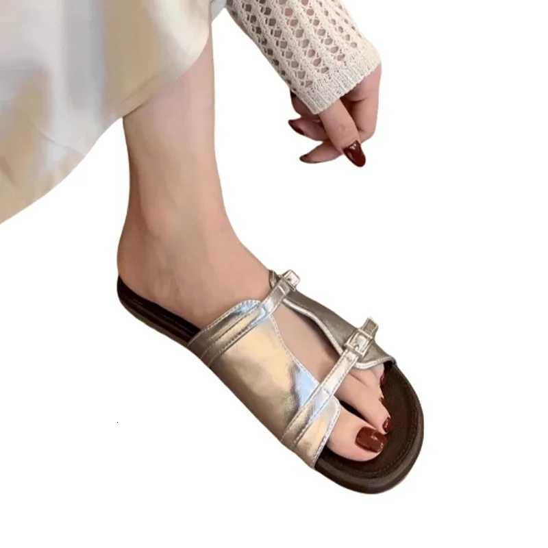 Womens Flats Walking Cozy Shoes Fashion Dress Summer Woman Sandals 2025 Beach Flip Flops Casual New Sandalias De Mujer K260311