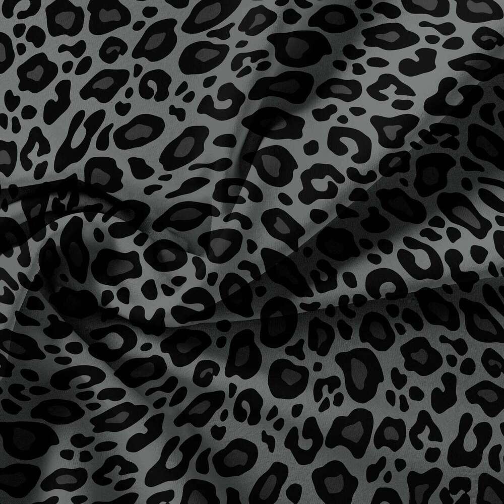 3pcs Dark Leopard Print Fashion Duvet Set1Duvet Cover + 2 Pillowwases High-Definition Printed Bedding Set H260311