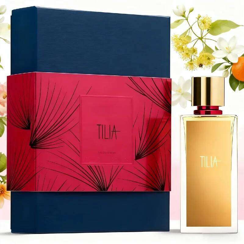 TILIA Luxury Niche Perfume 100ML - Fresh Linden Blossom Green Woody Fragrance, Long Lasting Unisex Scent for Day & Office Z260311