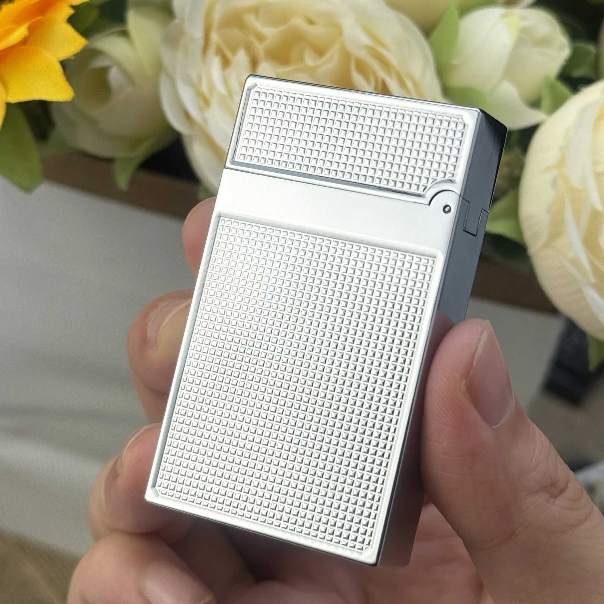 Luxury Lighter Double Flame Loud Sound Butane Refillable Cigar Lighter Memorial Smoking Tool For Smokers Gift Limited Edition N260311