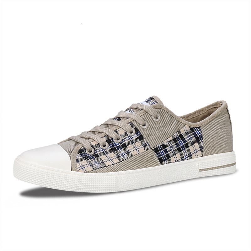 2026 Men's Canvas Shoes - Sports Shoes - Lightweight Heightened Patchwork Style - Trendy Student-style Leisure Running Shoes - Low-top Sports Sho