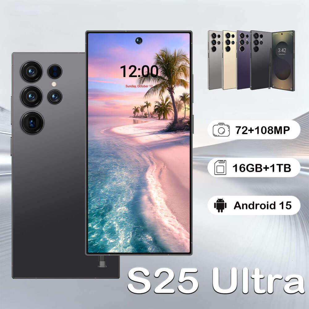 Famous brand cross-border hot selling S25 Ultra Android phone 6.9-inch large screen smartphone source factory CKS
