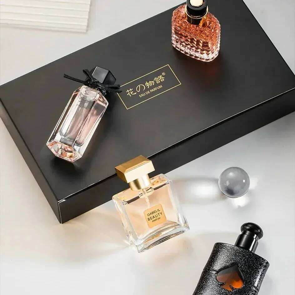 105ML Perfume Box Four Piece Set Men Women Fragrance Long Lasting Fresh Plant Floral Scent Sets For Holiday Gift Giving Z260311
