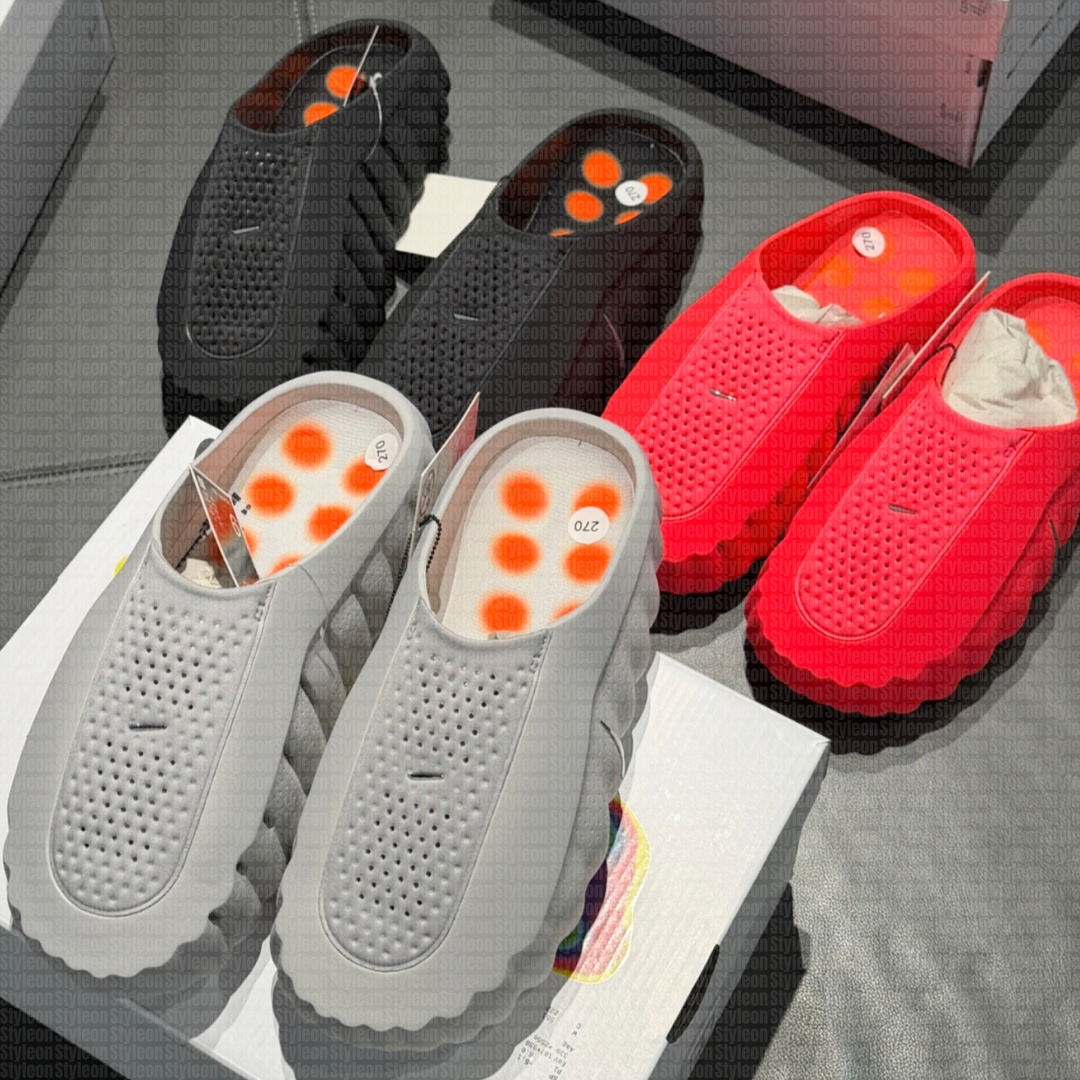 Desginer Mind 001 Slides Mind001 Slide High Quality Slippers Soft Rubber Tech Comfortable Sandals Mules Clogs Black Red Bone Light Smoke Grey Men Women Summer