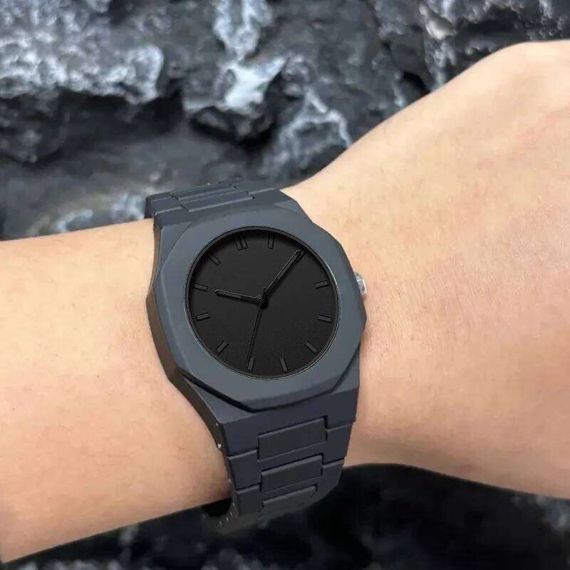 "Essential Wristwatches for Urban Elites | Octagonal Design Casual Quartz Watch Men's and Women's Business Wristwatch"