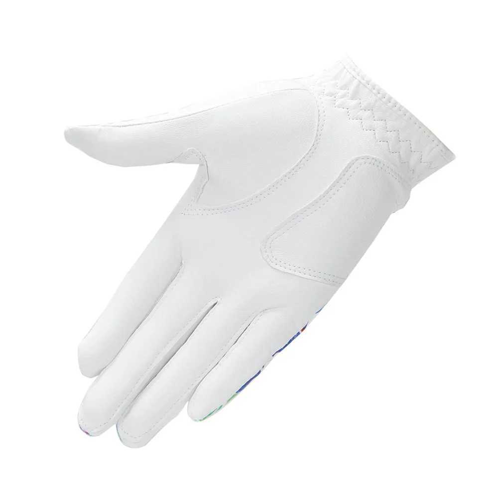 1pair gloves womens two handed gloves fantasy colored sheepskin gloves breathable and fashionable sports colors FL-ST05 M260311