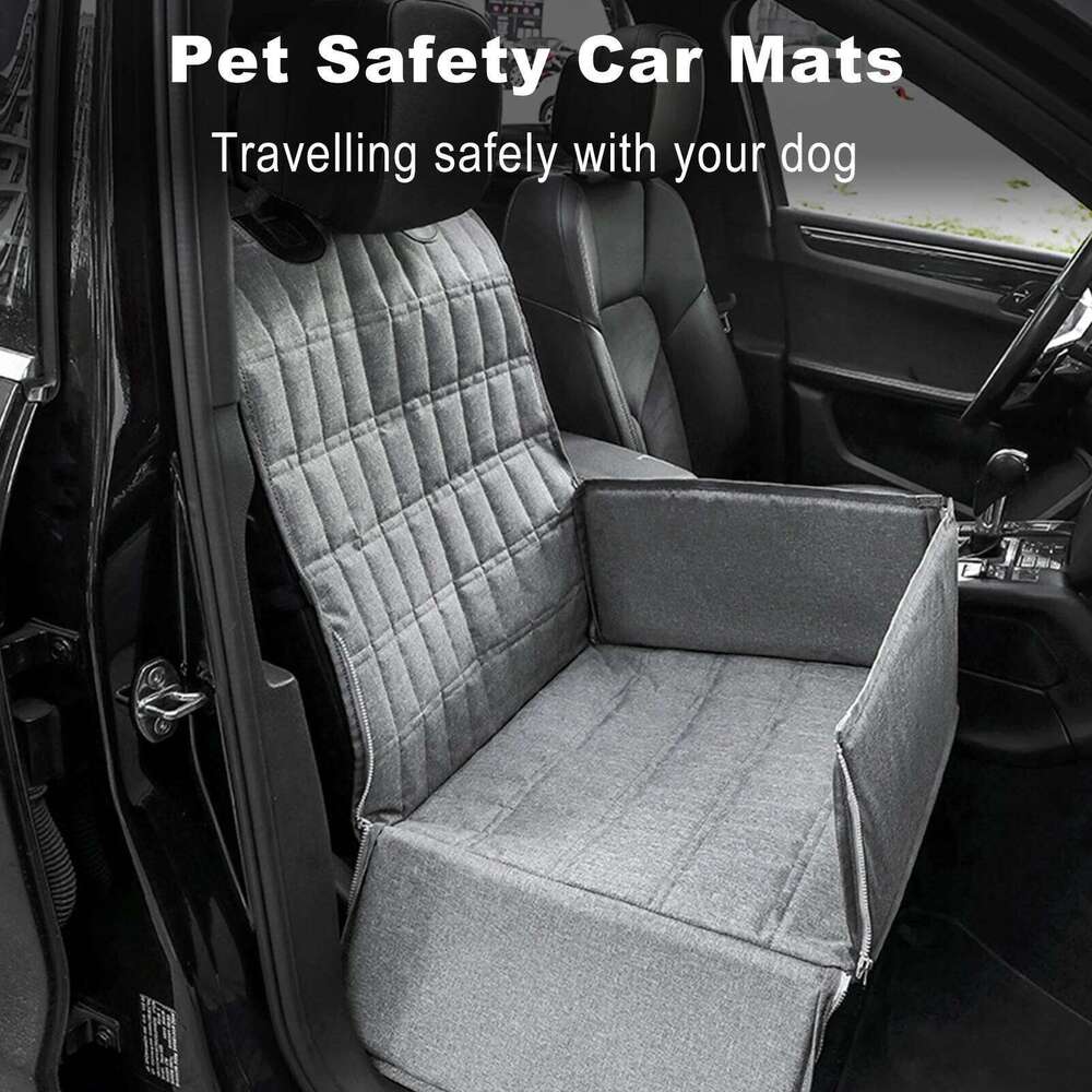 Cover Pet Travel Carrier Mattress Waterproof Dog Car Protector With Middle Seat Armrest For Dogs 26Y0310