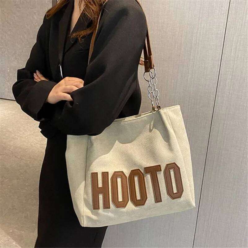 Vintage Shopping Trend Fashion Women Single Handbag Shoulder Large Capacity Nubuck Tote Bag, Perfect for Everyday Use XJ260311