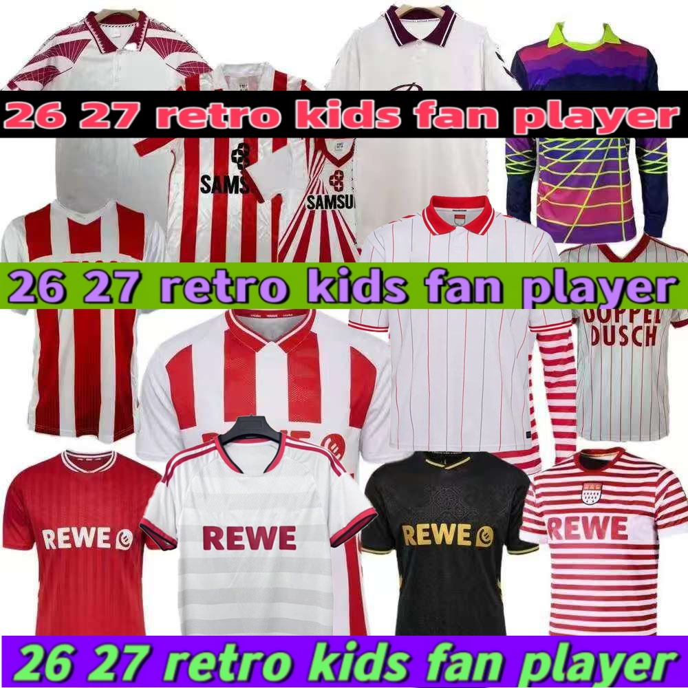 2026 FC Koln soccer Jersey 26 27 ANDERSSON SCHINDLER home away third Anthony Modeste F.Kainz R.Czichos J.Hector E.Skhiri Carnival Edition football shirt SCHAUB uniform