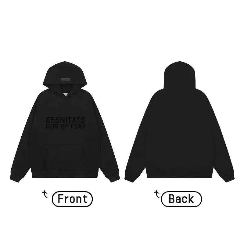 Luxury Extra Large Double Row Letter Logo 2025 Autumn/Winter Men's Women's High Street Y2K Pure Cotton Hoodie L260617