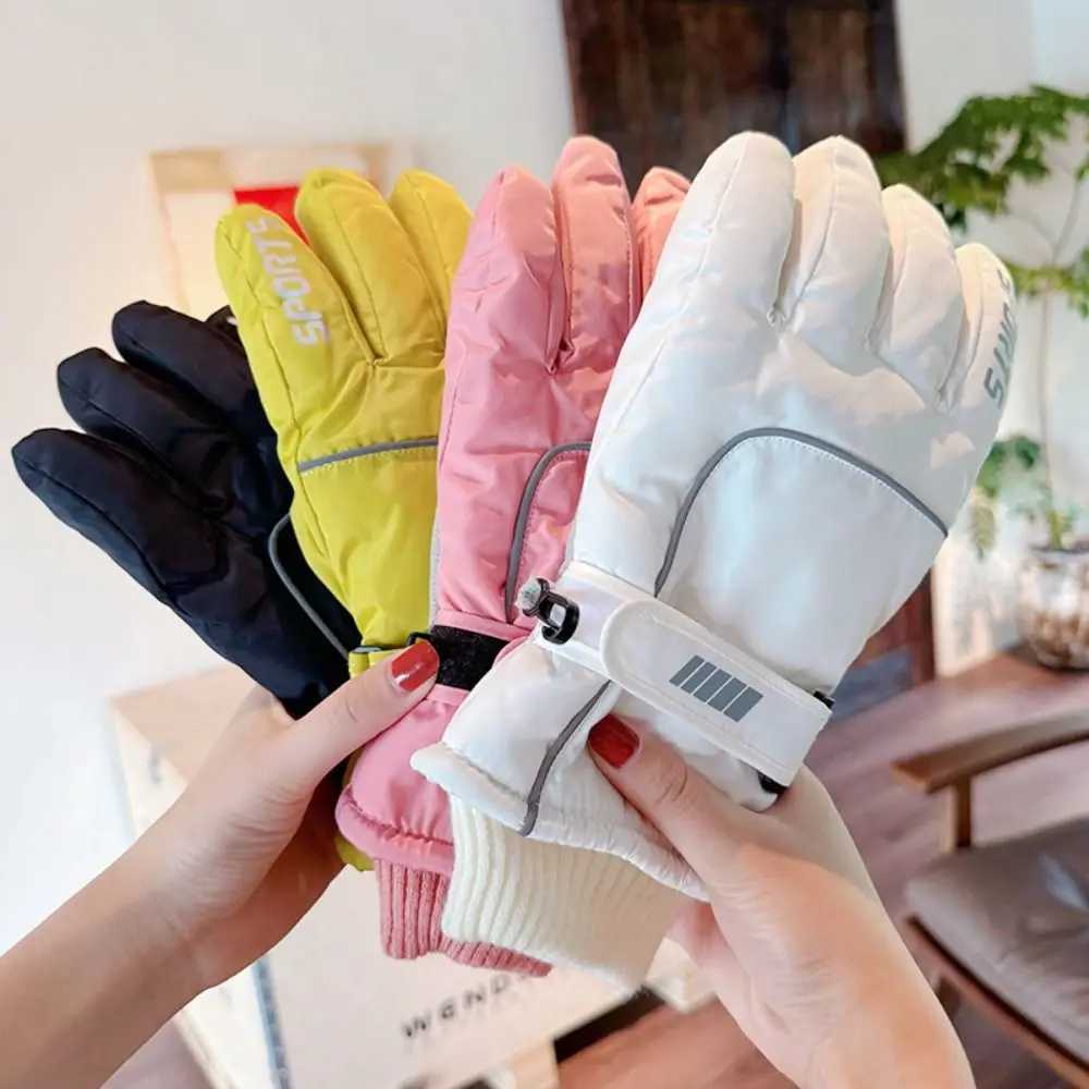 Portable Winter Warm Touchscreen Ski Gloves Non-slip Snow Snowboard Outdoor Mittens Windproof Thicken Cycling Gloves M260311