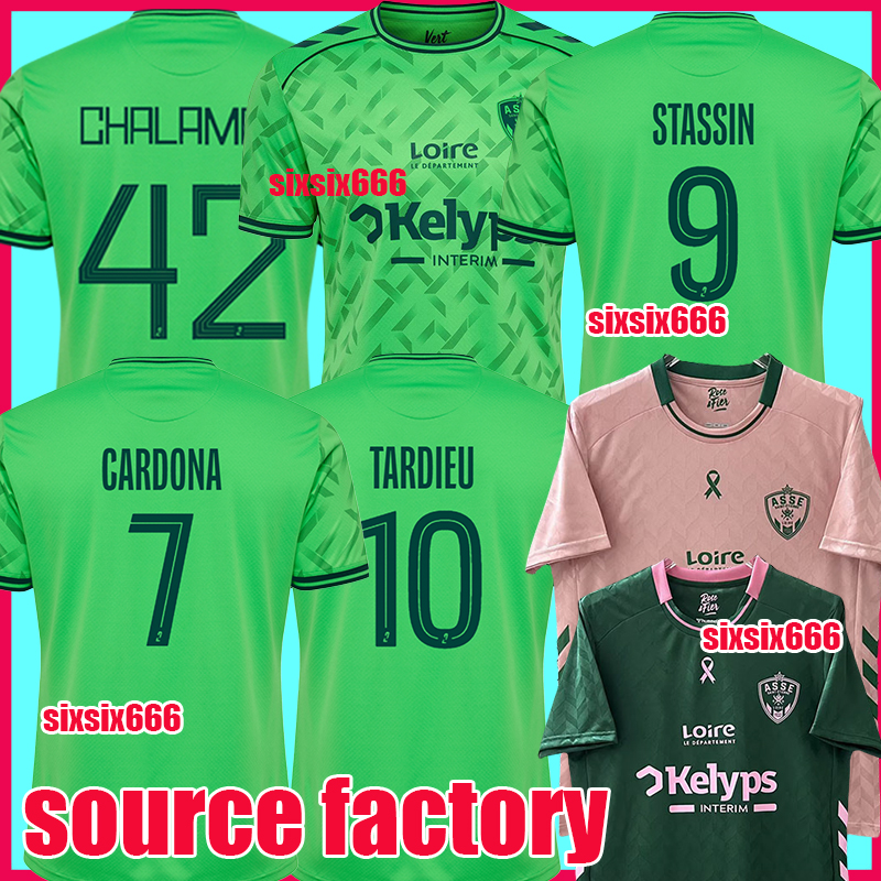 ASSE maillots Fourth AS Saints Etienne Soccer Jerseys 2025 2026 maillot ASSE Special Etienne STASSIN DAVITASHVILI Football shirts equipment boutique des verts