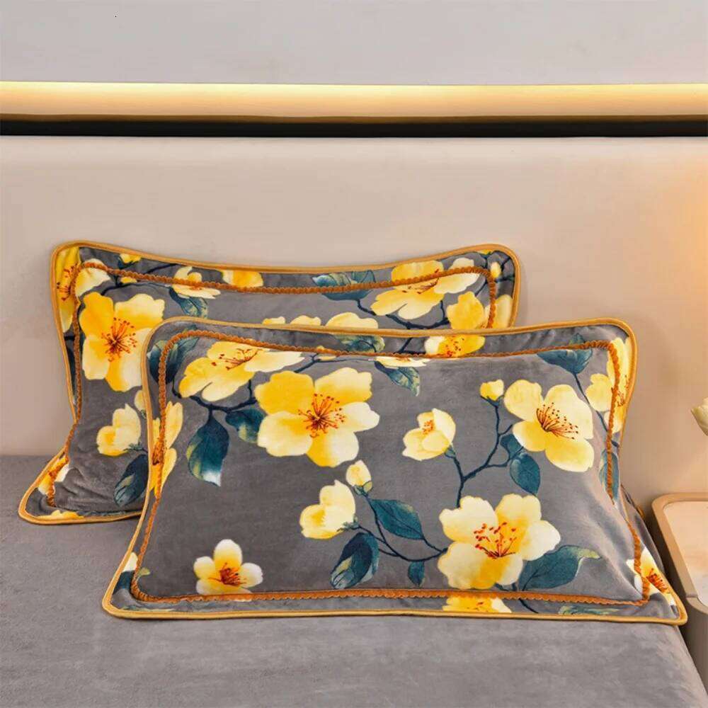 Milk Velvet Bedding Winter Thickened Class A Quilt Warm Fleece Anti-Static Duvet Cover Bed Sheet Four-Piece Set H260311 - view 6