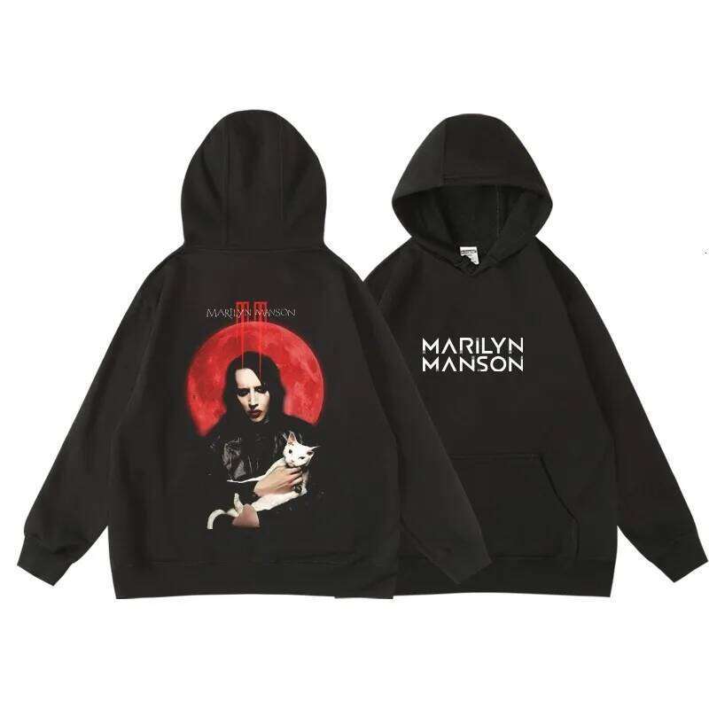 New Rock Manson Band Hooded Hoodie 2026 Autumn Winter High-end Luxury Is for Both Men and Women C260311