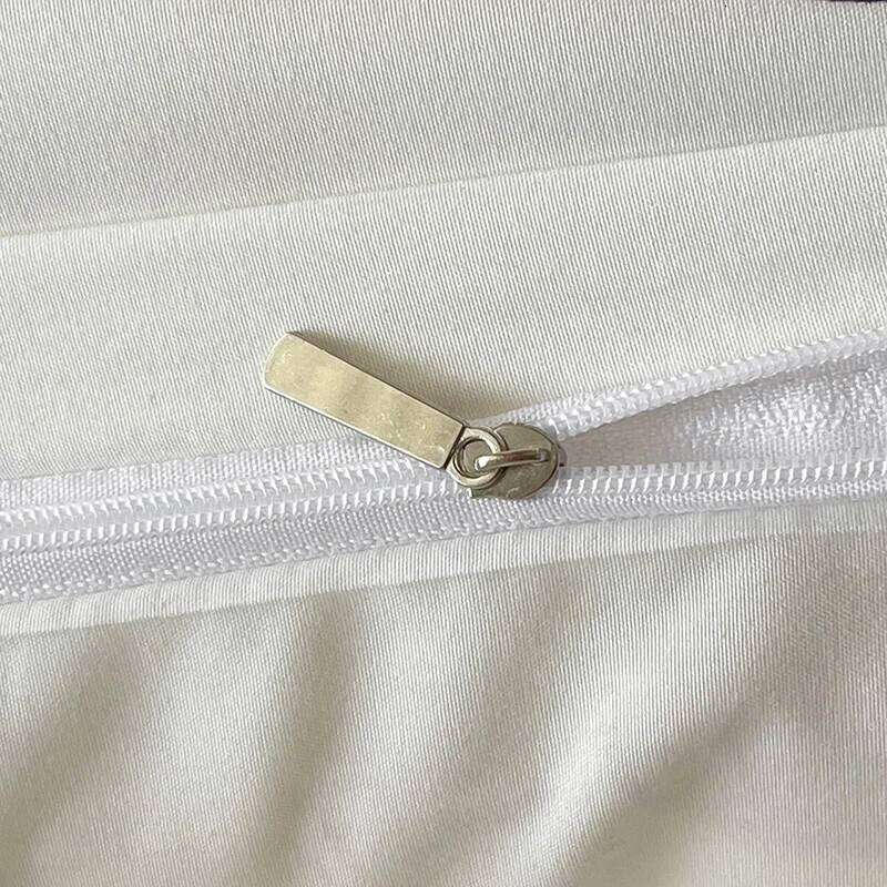 Simple Style Bed Linen Skin-friendly Bedsheet Pillowcase Brushed Bedclothes Single/Full/Queen/King Size Bedding Set H260311