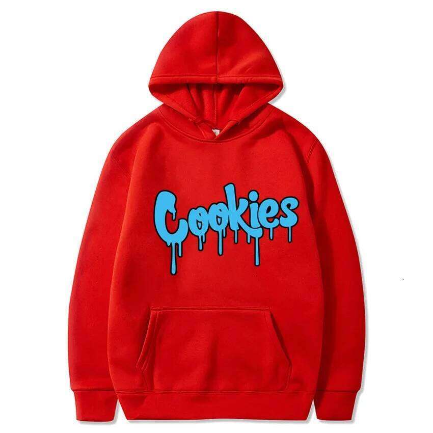 New Anime Cookies Printed Fleece Autumn Winter Men's And Women's Sweatshirts Hoodies y2k clothes C260311