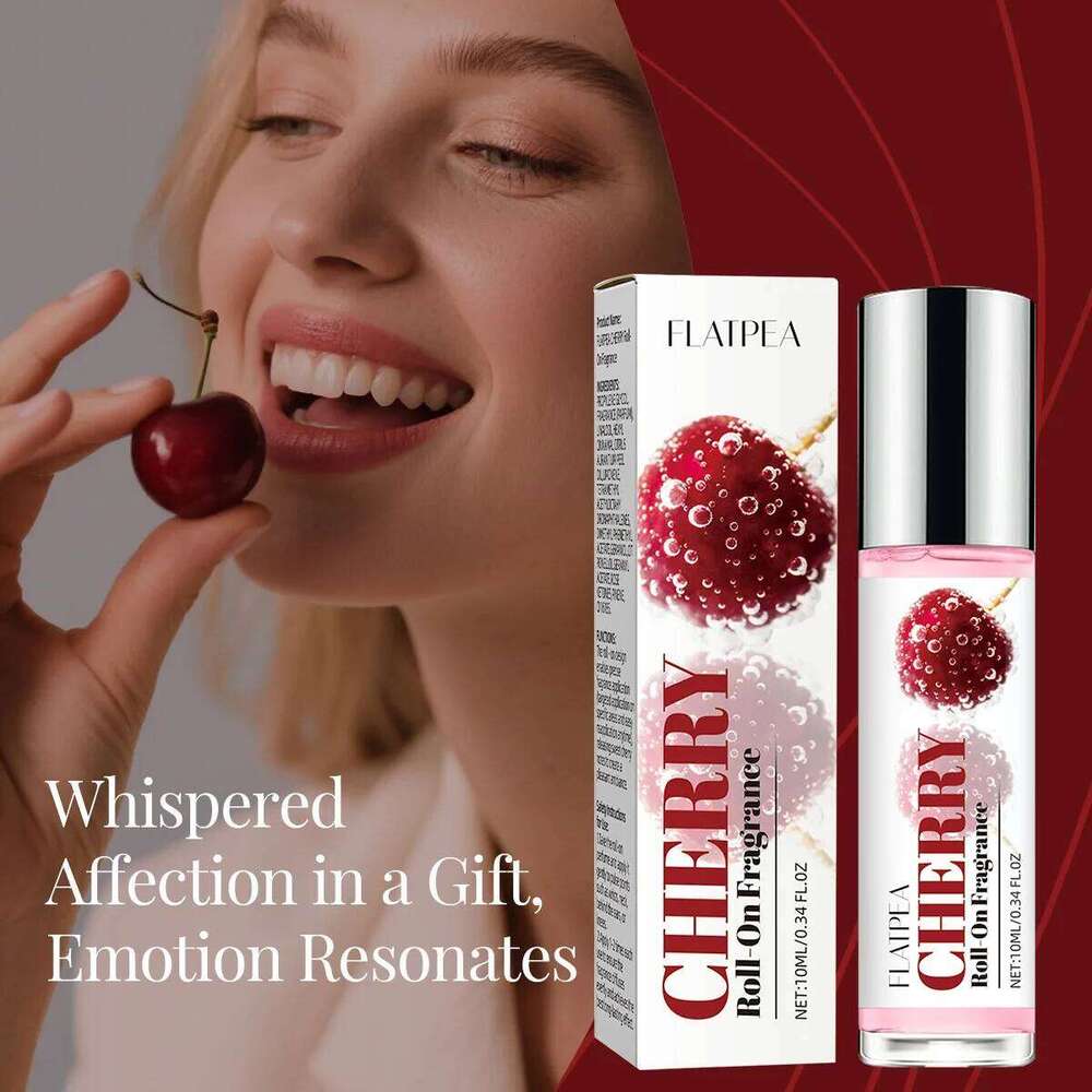 10ML Cherry Perfume Rollerball Durable Long-Lasting Fragrance Eau De Parfum Portable Fruity Scent Perfumes Oil New Year Gift Z260311