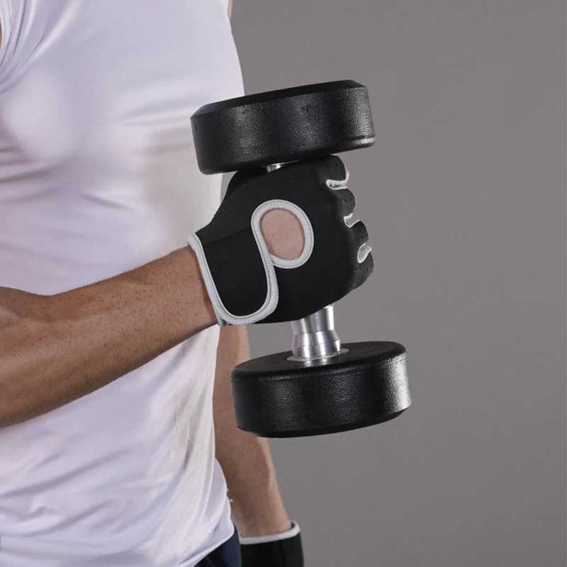 Outdoor Sports Gloves Half Finger Mens And Womens Fitness Cycling Wrist Gloves Rock Climbing Non-slip Breathable Cycling M260311