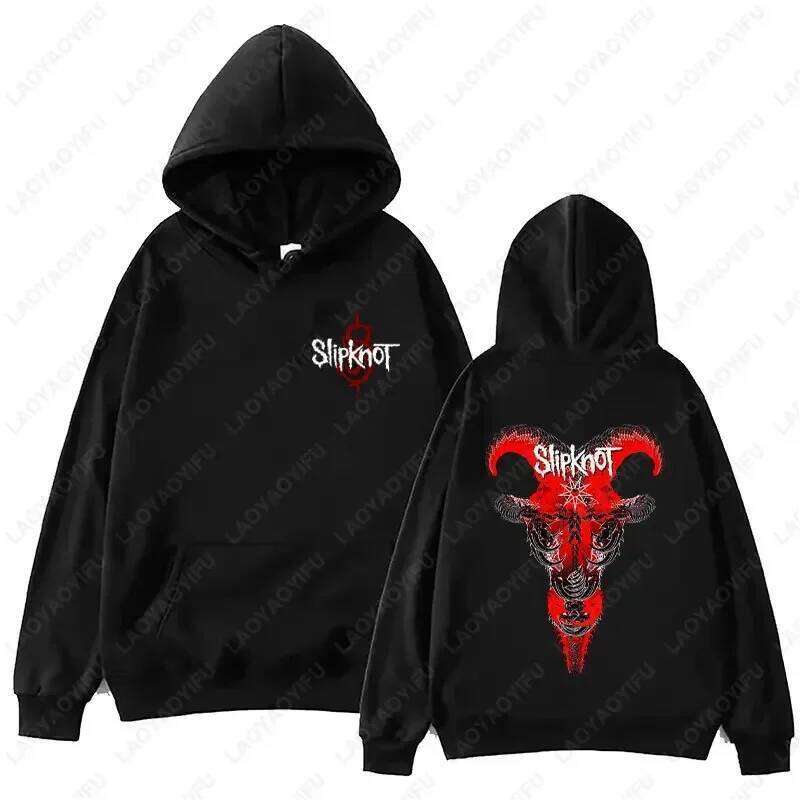 New Retro Style S-Slipknot Rock Band Women Men Hoodie Sweatshirts Casual Clothes Hoody Warmth Streetwear Pullovers Top C260311