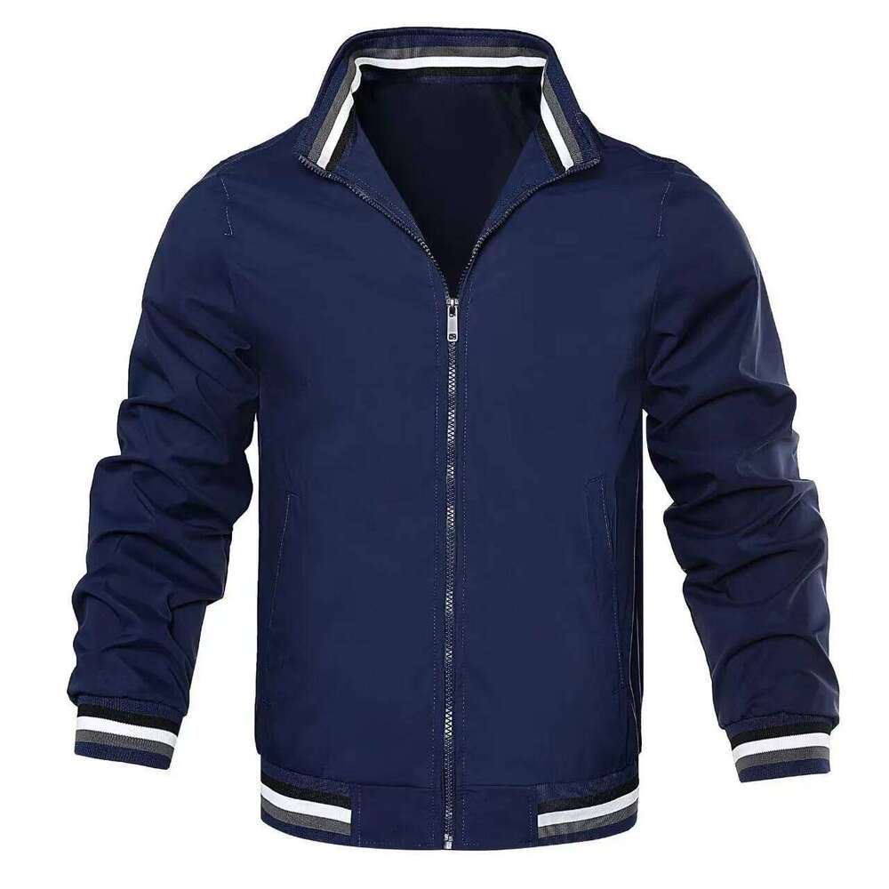 Spring Summer Bomber Jacket Black Casual Slim Fit Baseball Mens New Autumn Fashion Jackets for Men 26H0311