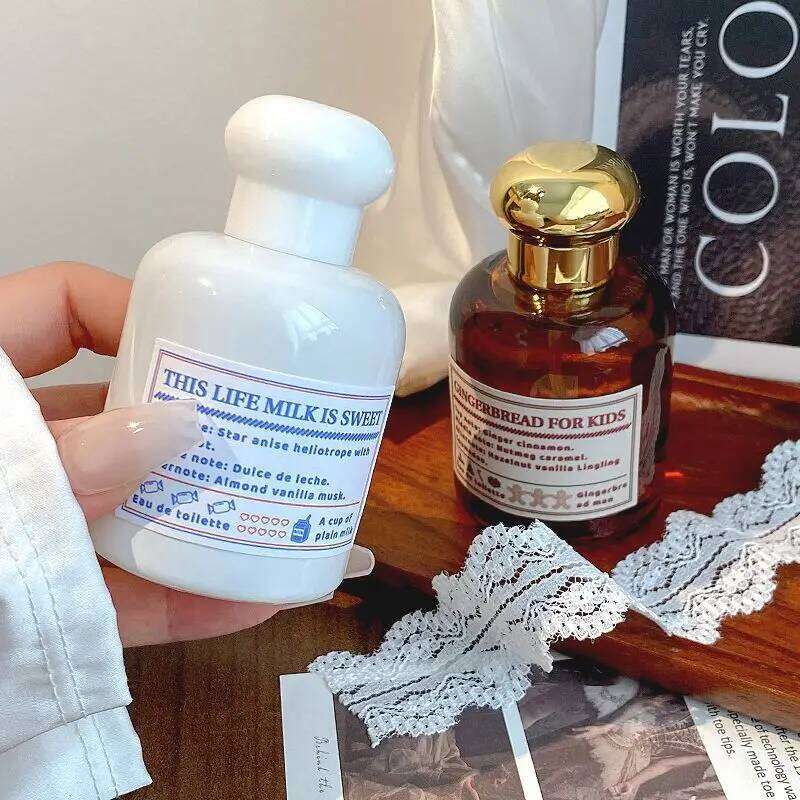 Sweet Dessert Women's Gingerbread Caramel Milky Gourmet Scent Eau De Toilette 50ml Long-lasting Fresh Woody Perfume Spra Z260311