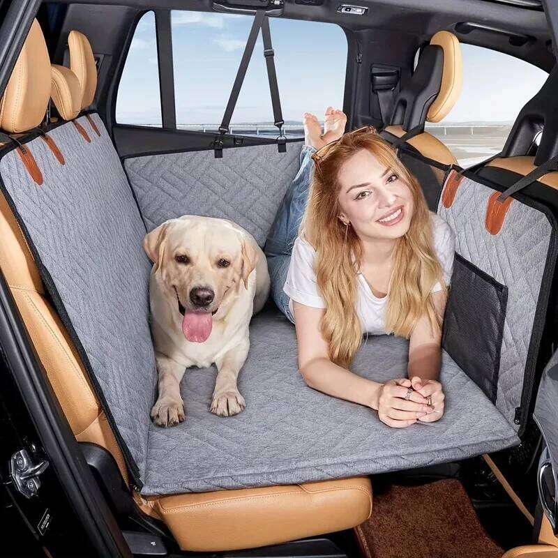 Dog Car For Pets,Waterproof Cover Hammock Scratch Proof Nonslip Durable Soft Pet Back Seat Covers 26Y0310