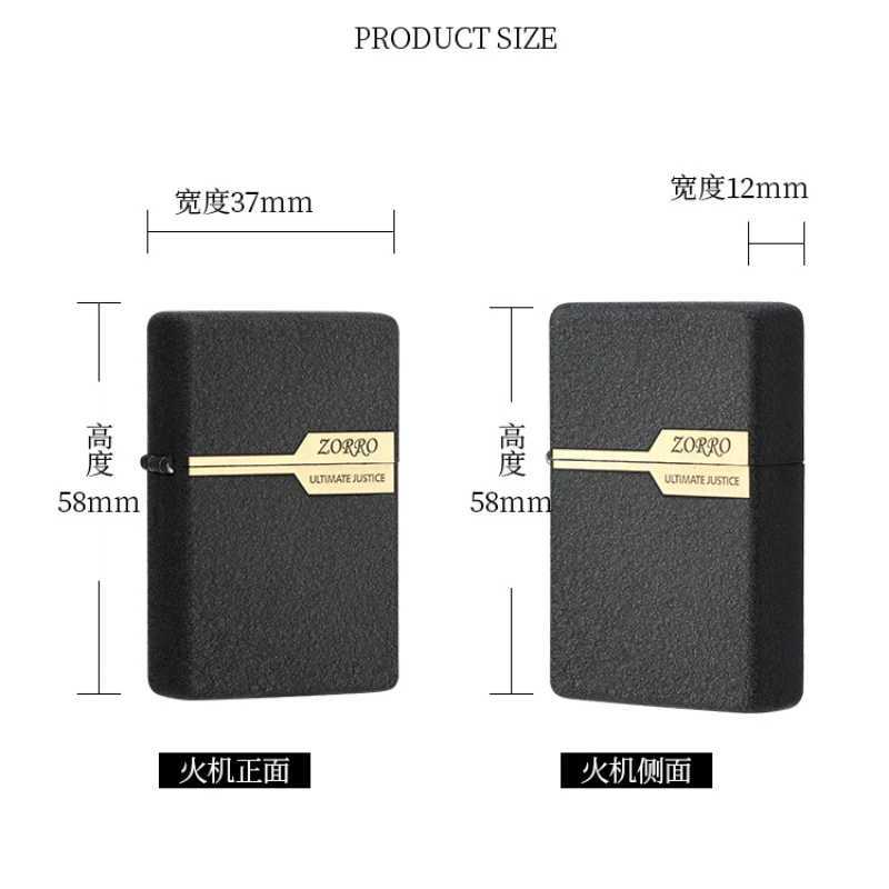 Kerosene Lighter Double-headed Copper Copper Shell Windproof Hot-selling Can Be d with Box N2603111