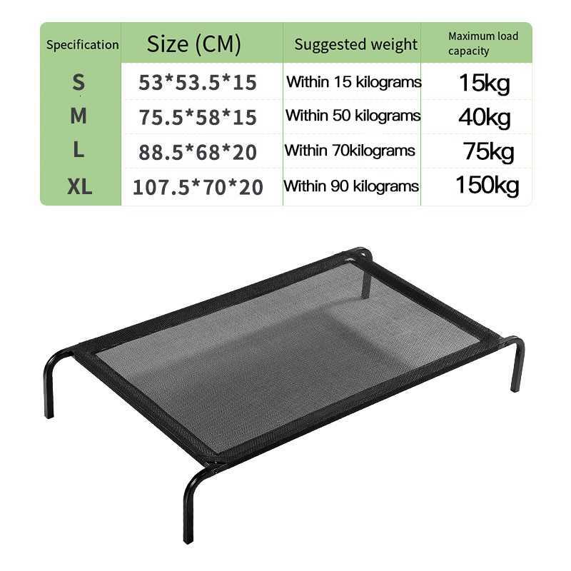 Outdoor dog house with roof Rattan dog bed with waterproof pad small and medium-sized dog bed X250412