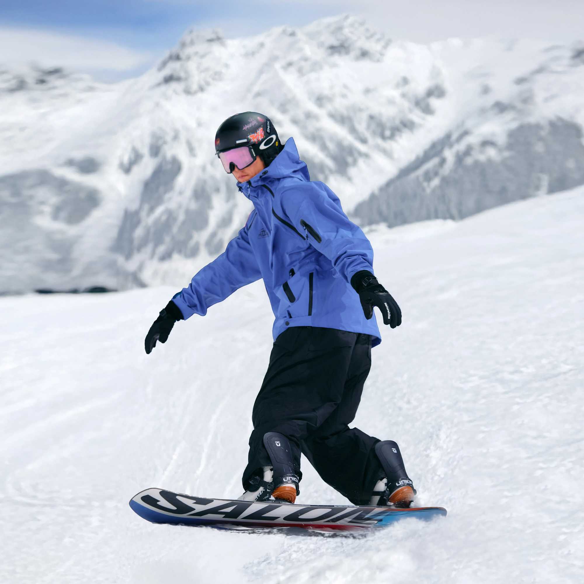 Naturehike Waterproof Five-finger Ski Gloves 2025 New Autumn And Winter Warm Outdoor Hiking Non-slip Touch Screen Gloves M260311