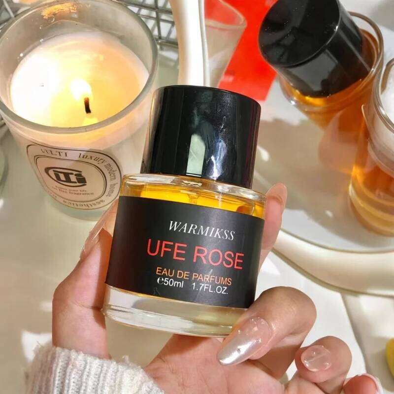 Rose Women's Fresh Musk Floral Long-last Eau De Toilette Charming Pheromone Men's Fragrance 50ml Unisex Dating Perfume Z260311