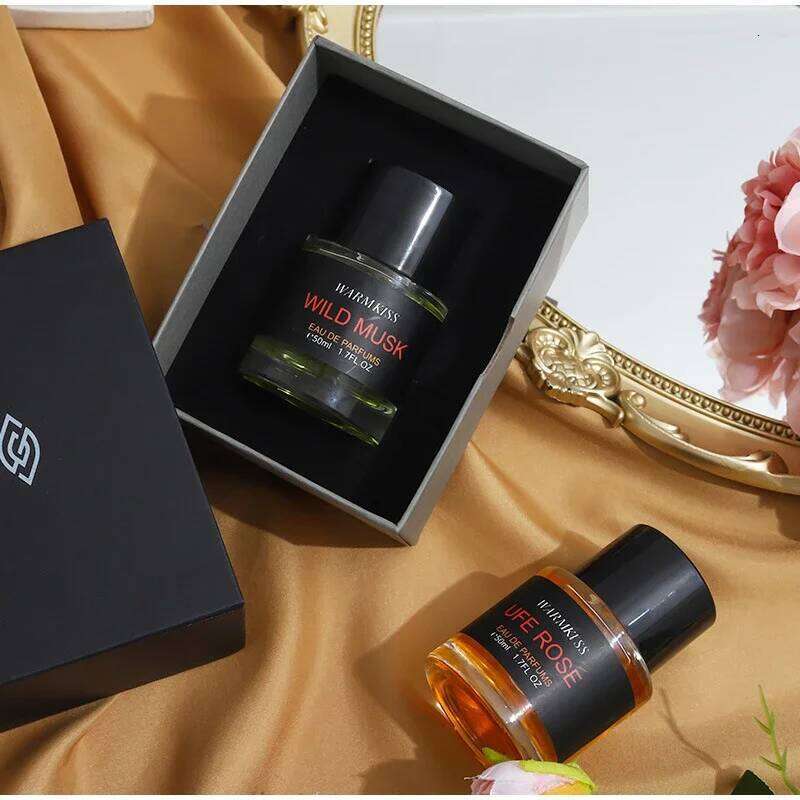 Rose Women's Fresh Musk Floral Long-last Eau De Toilette Charming Pheromone Men's Fragrance 50ml Unisex Dating Perfume Z260311