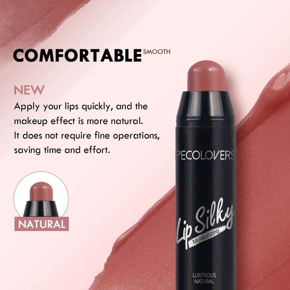 1PC Moisturizing Lipstick, Long-lasting, Waterproof, Non-Stick Cup, Smooth, Ideal Gift for Girls W260311