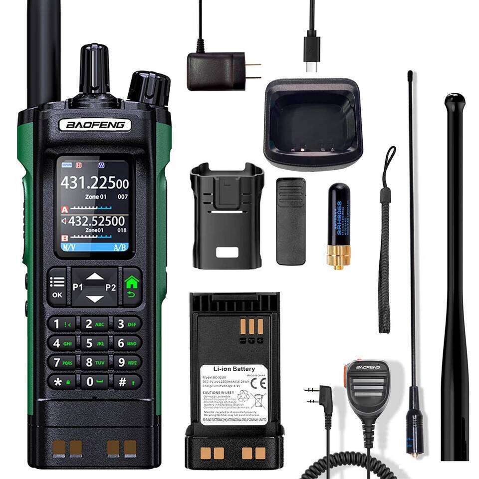 New BAOFENG DM32 Walkie Talkie DMR GPS 10W Programming Multi Band Wireless Copy Frequency Type-C DM-32UV Ham 2 Way Ra 26Y0311