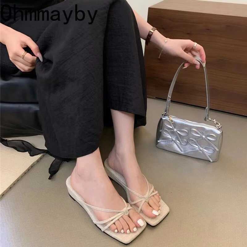 2025 Summer Women Wedges Heel Flip Flop Fashion Leopard Print Clip Toe Slides Ladies Outdoor Beach Dress K260311