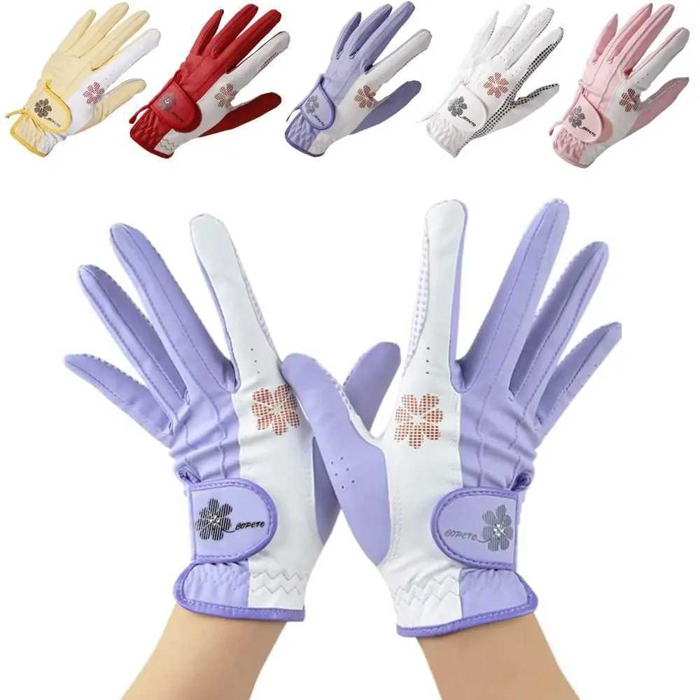 A Pair Anti-slip Gloves Enhanced Grip Breathable Womens Glove Comfortable Wear-resisting Ladies Gloves M260311