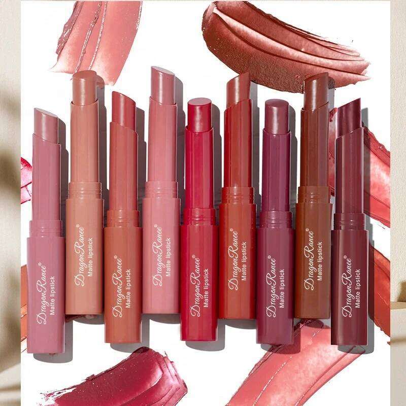 1/3pcs Nude Crayon Long Lasting Matte Lipstick Pencil 24 Hours Waterproof Set Moisturizer Colouring Lip Tint Stick W260311
