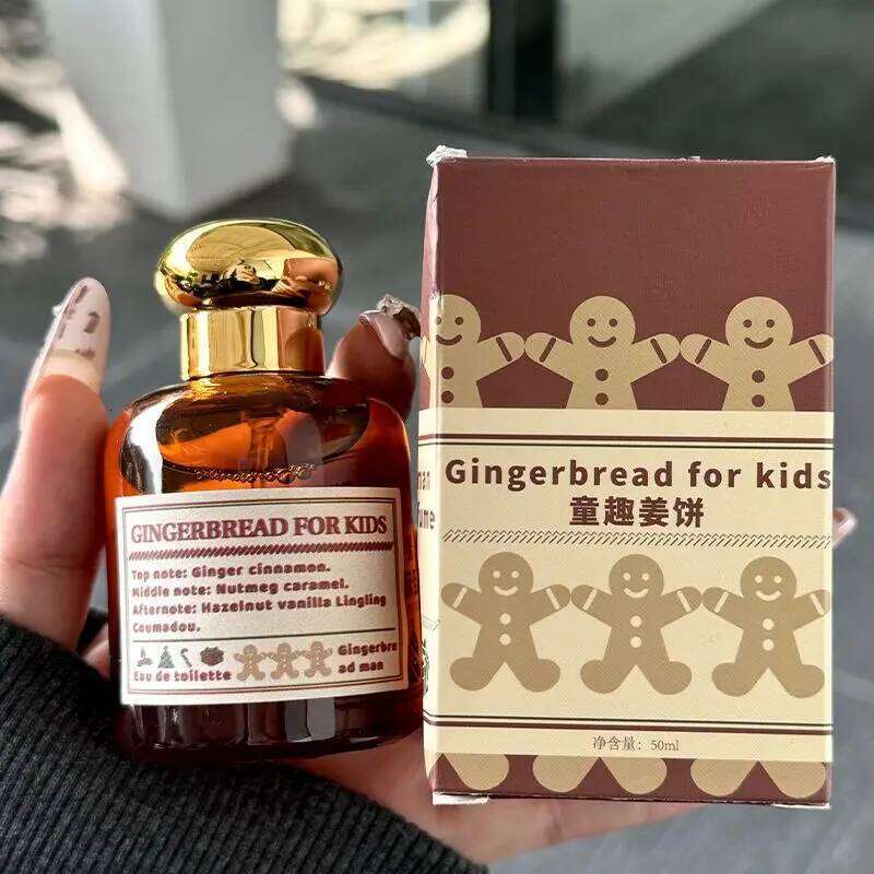 Sweet Dessert Women's Gingerbread Caramel Milky Gourmet Scent Eau De Toilette 50ml Long-lasting Fresh Woody Perfume Spra Z260311