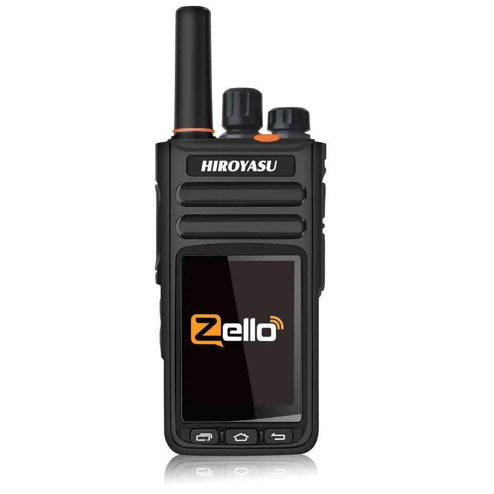 Hiroyasu HI-B8 2G 3G 4G LTE Cellular Network WIFI PoC FM Walkie Talkie 2GB+16GB Android9.0 Phone Call GPS 2.4"Touch Screen Radio 26Y0311