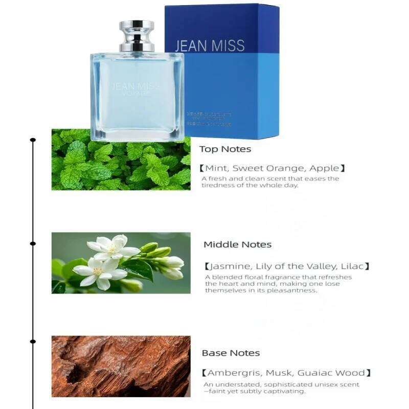 100ml Marine Men's High-quality Perfume with Long-lasting Fragrance Pheromone Fresh and Natural Eau De Toilette Spray Z260311