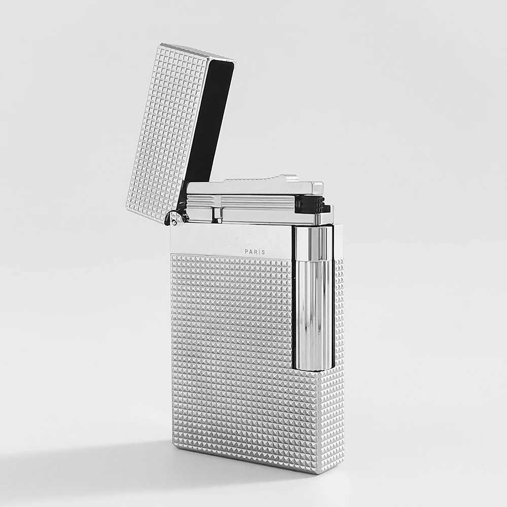 Cool Gas Lighters Metal Paris Ding Ping Sound Cigarette Accessory For Males Birthday Gift Collection New 2026 N260311