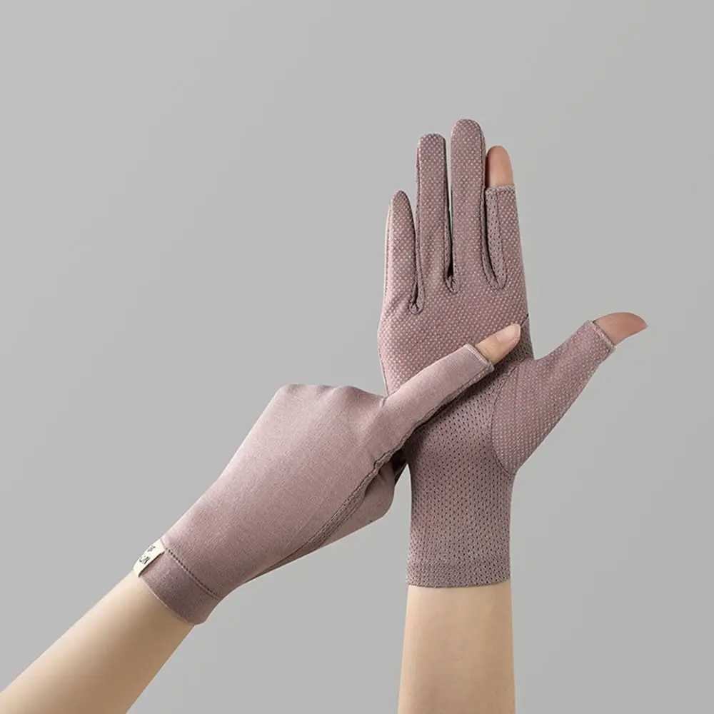 Women Touch Screen Gloves Spring Summer Thin Gloves Anti-UV Non Slip Riding Driving Gloves Breathable Gloves M260311