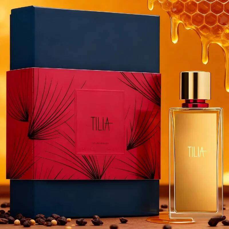 TILIA Luxury Niche Perfume 100ML - Fresh Linden Blossom Green Woody Fragrance, Long Lasting Unisex Scent for Day & Office Z260311