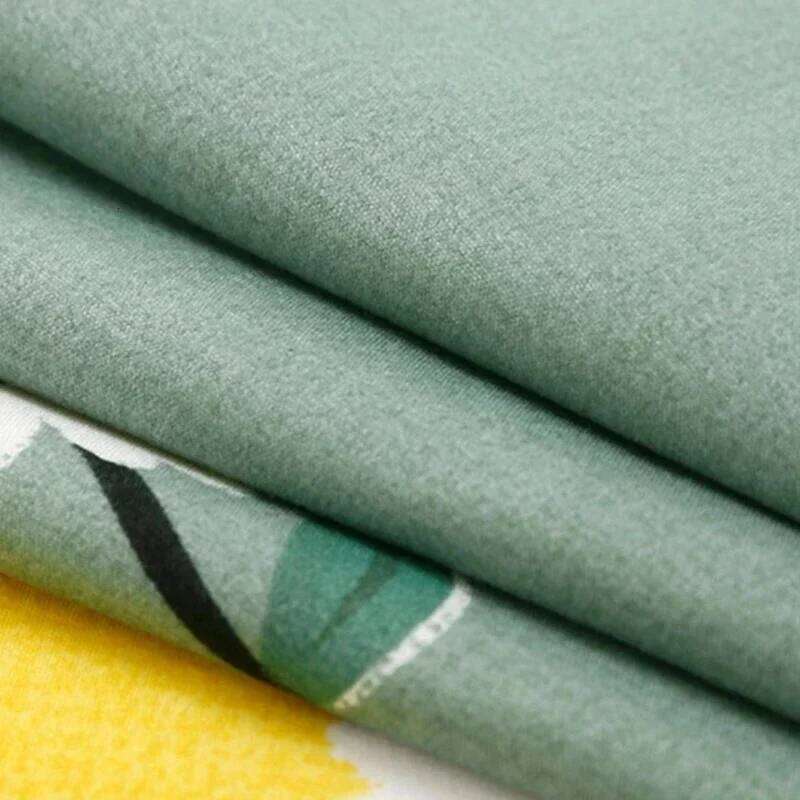 Daisy Printed King Size Duvet Cover with Sheets High Quality Washed Cotton Bedding Set Queen Home Bed Sets Comforter Covers H260311