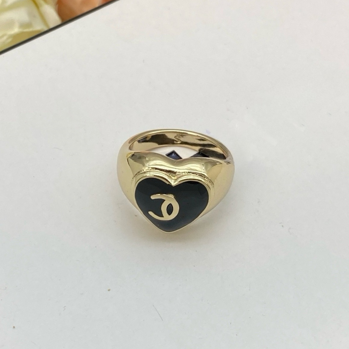 Luxury Letters Designer Band Rings for Women Girls 18K Gold Letter Geometry Crystal Diamond Love Ring Jewelry