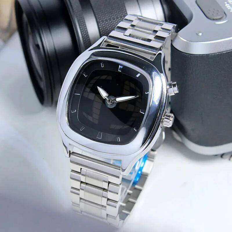 Luxury Quartz Watch Man Casual Fashion Digital Dial Design Square Wristwatch Waterproof Sports Men's Watches Gift y2k Reloj+box