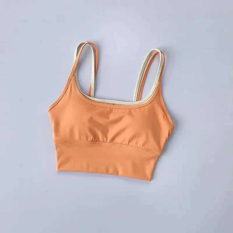Sports Lingerie Yoga Bra Suspenders for Women Professional Training Shock-proof Vest Gathering Fitness Slim Fit and Wear Outside 26H0311