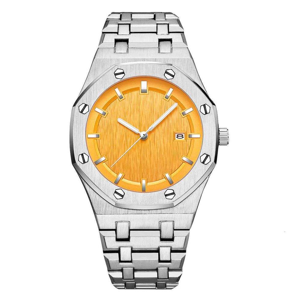 PINTIME Men's Original Quartz Bark Texture Dial Top Watches 24 Hour Waterproof reloj Casual Men Wristwatch